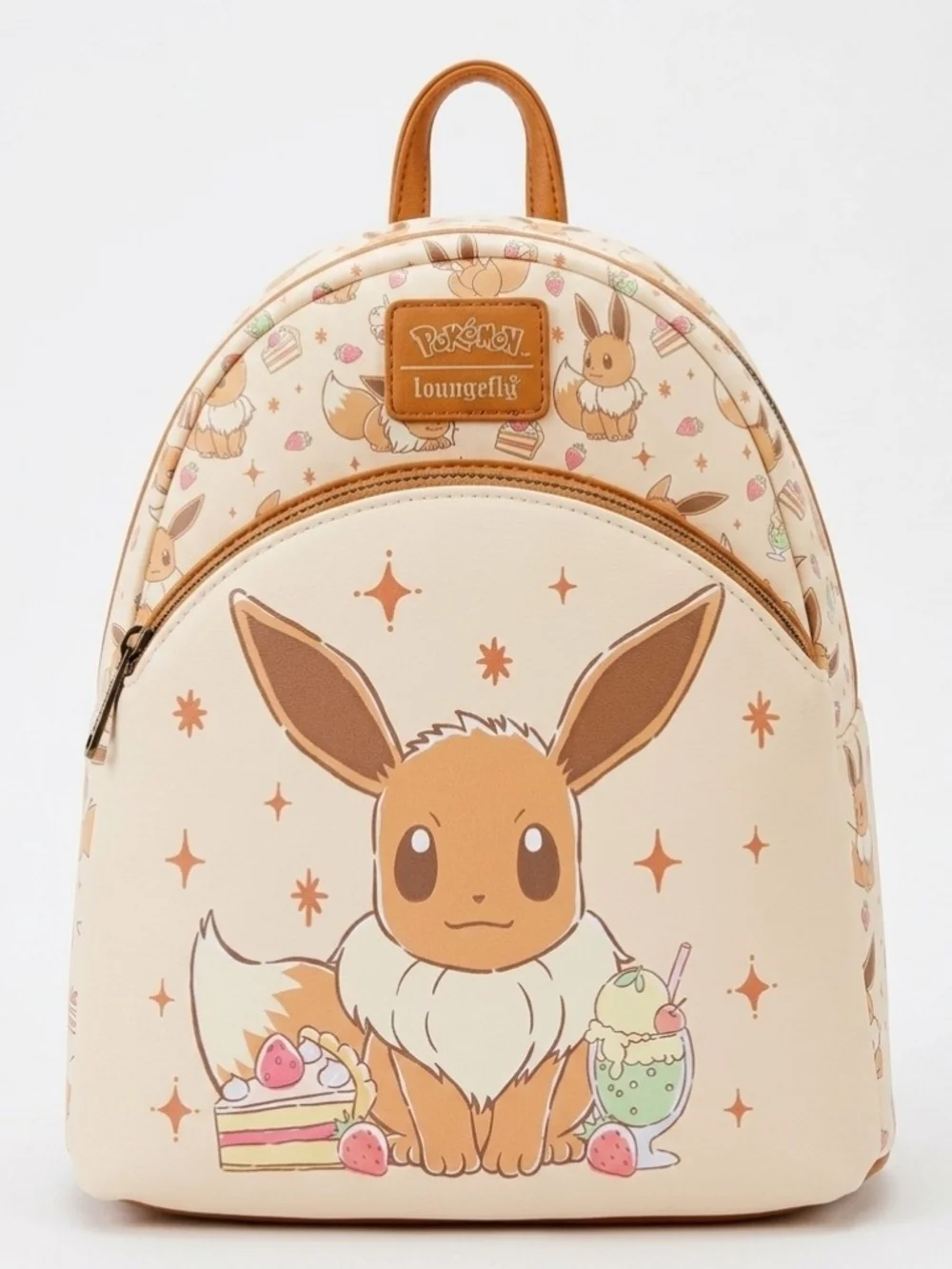 Disney Loungefly Pokemon Mini Cream and Tan Backpack
